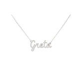 Collana Nome Greta In Acciaio 316