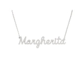 Collana Nome Margherita In Acciaio 316