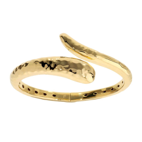 Bracciale Etrusca Serpente Contrarié Martellato WSET00887.YG