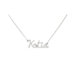 Collana Nome Katia In Acciaio 316
