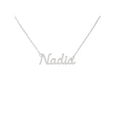 Collana Nome Nadia In Acciaio 316