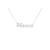 Collana Nome Alessia In Acciaio 316