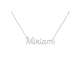 Collana Nome Miriam In Acciaio 316