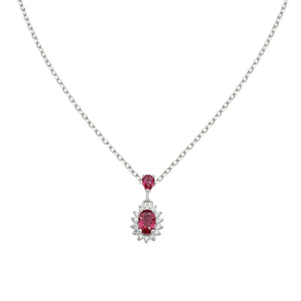 Collana Amen Mini Royal Lady Con Zirconi Colorati -