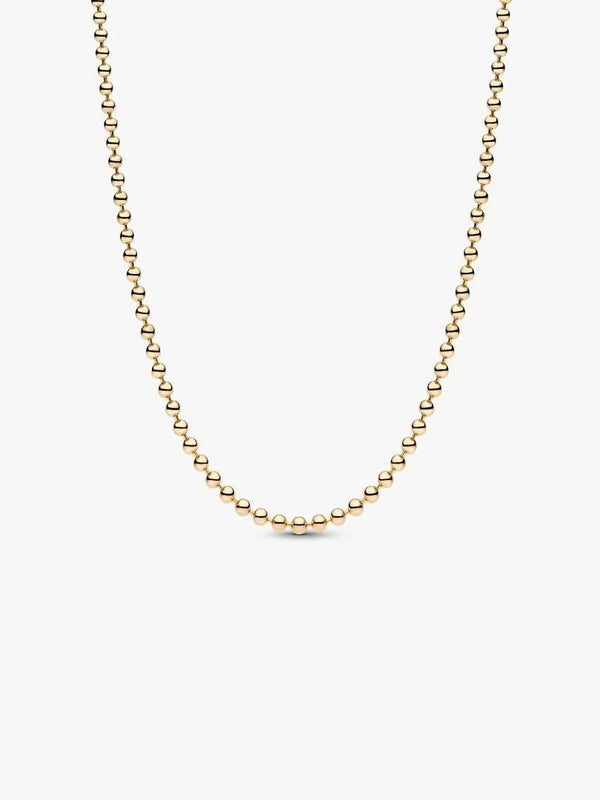 Collana Pandora Catenina A Sfere Placcata Oro 14 KT 364354C00-50