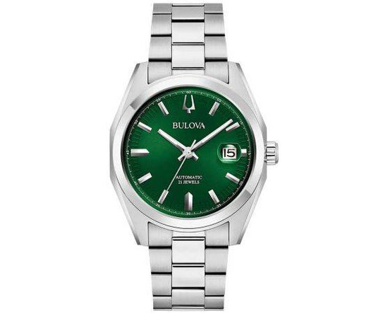Orologio Bulova da Uomo Surveyor 39 mm Automatico con Quadrante Verde