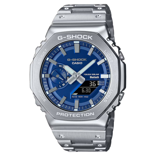 G-Shock Full Metal con Quadrante Blu Acceso
