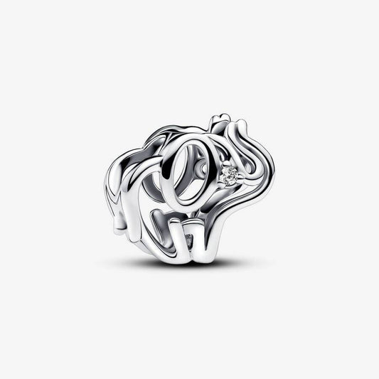 Charm Pandora Openwork Elefante