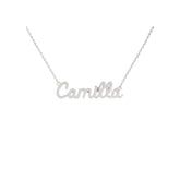 Collana Nome Camilla In Acciaio 316