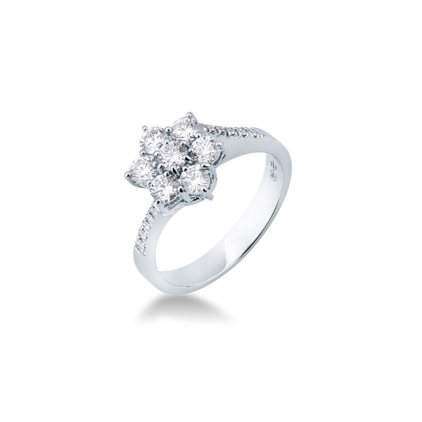 Anello Mirco Visconti Magic in Oro Bianco 18 KT e Diamanti IE32/20