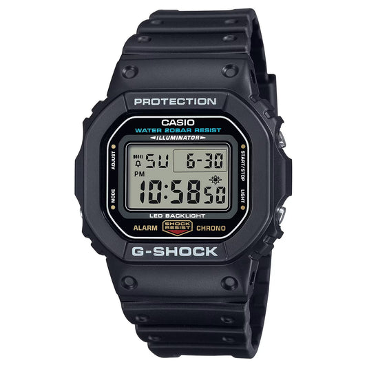 Men's G-Shock Watch Black Digital Rectangular Case
