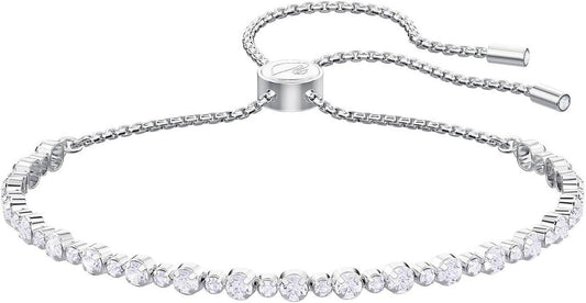 Bracciale Swarovski Subtle Trilogy con Pietre Bianche e Chiusura Scorrevole