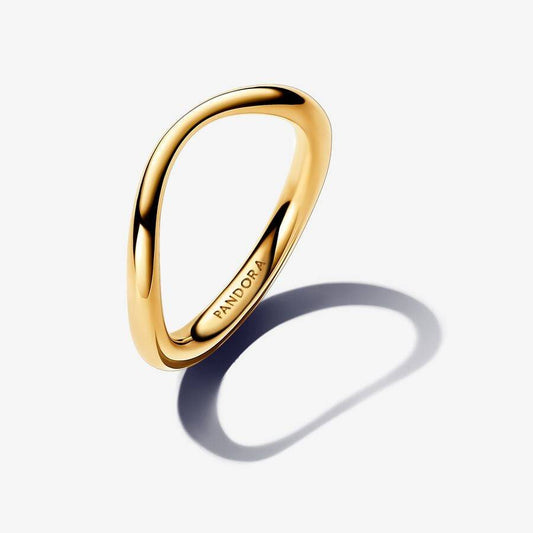 Pandora Sinuos Line Gold Ring