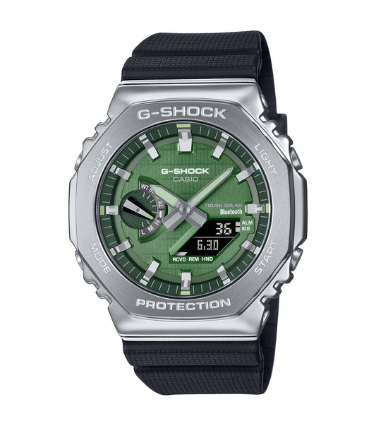 G-Shock G-Steel Watch with Metallic Green Dial