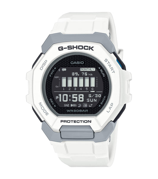 G-Shock G Squad Series GBD-300 White Bluetooth Watch