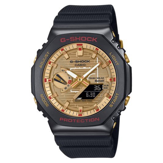 Orologio G-Shock Limited Edition Rui Hachimura Nero con Quadrante Dorato