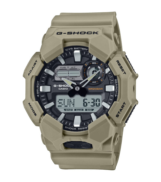 Orologio G-Shock da Uomo Serie GA-010 Color Sabbia In Resina