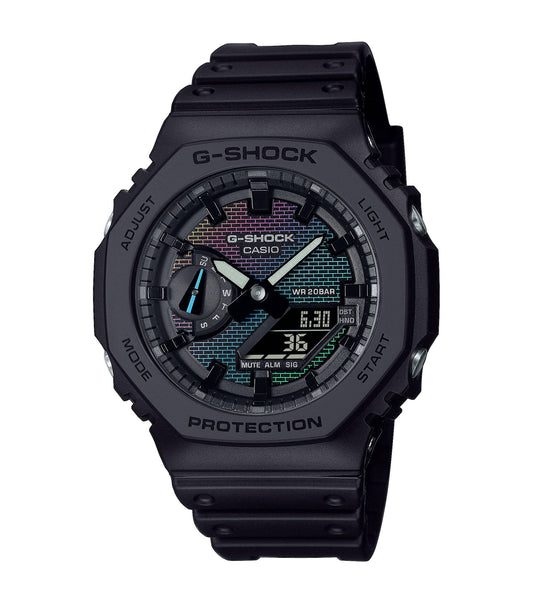 G-Shock GA-2100 Series Men's Black Brick Watch