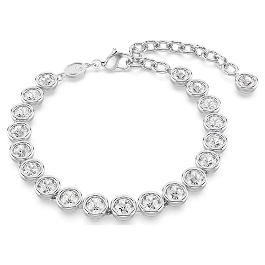 Bracciale Tennis Swarovski Imber Placcato Rodio