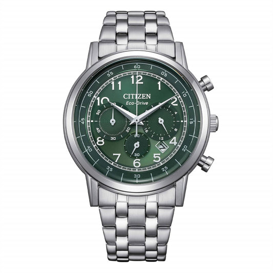 Citizen Men's Chrono Green Eco Drive Watch OF 2025