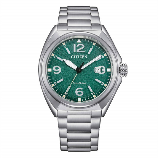 Citizen Men's Military Eco-Drive Watch with Green Dial