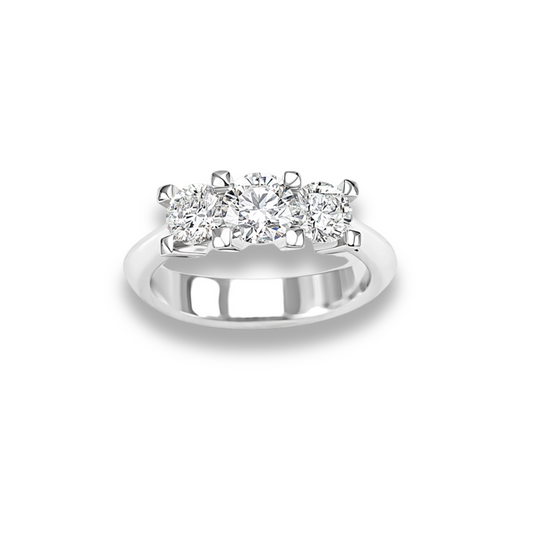 Anello Firmato Giorgio Visconti Trilogy con diamanti Ct. 0,25