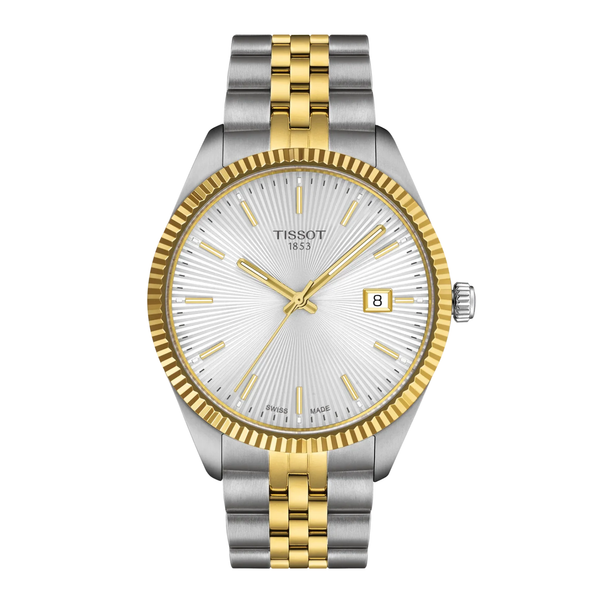 Orologio Tissot Ballade da Uomo Bicolore con Quadrante Bianco T1564102203100