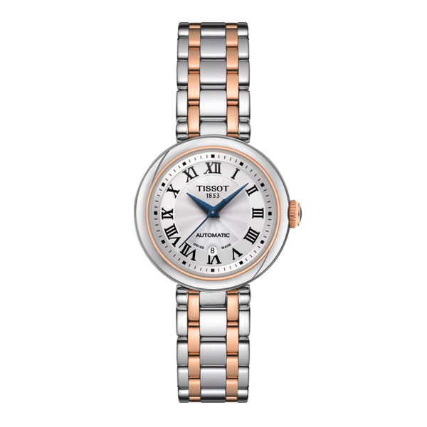 Orologio Tissot Bellissima Automatic con Quadrante Argento e Numeri Romani T1262072201300