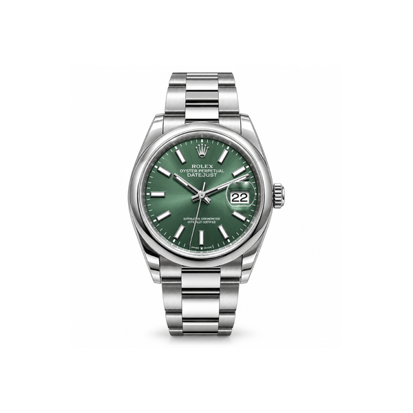 Orologio Rolex Date Just 126200 Green Mint 36 mm 2025 Like New 126200G