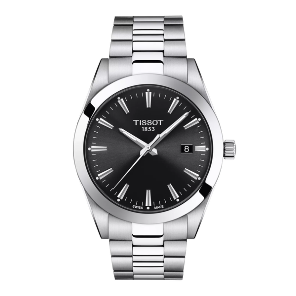 Orologio Tissot Gentleman quarzo nero T1274101105100