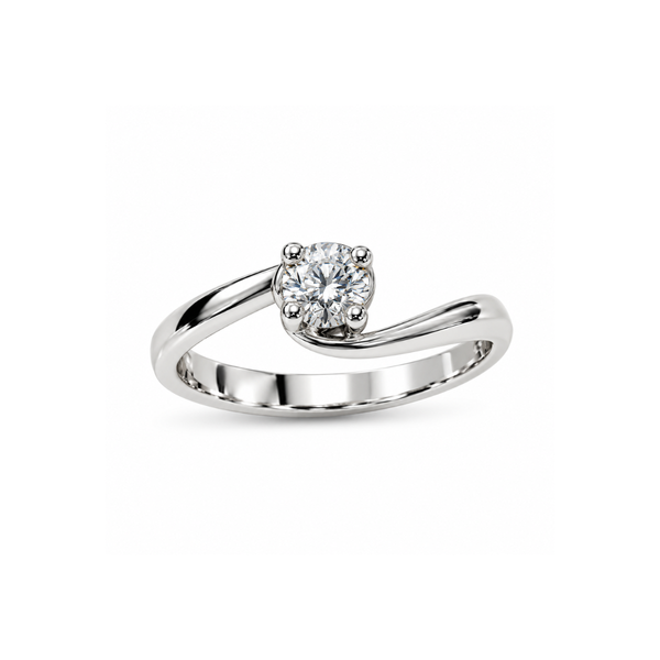 Anillo solitario Giorgio Visconti con diamante central de 0,15 ct