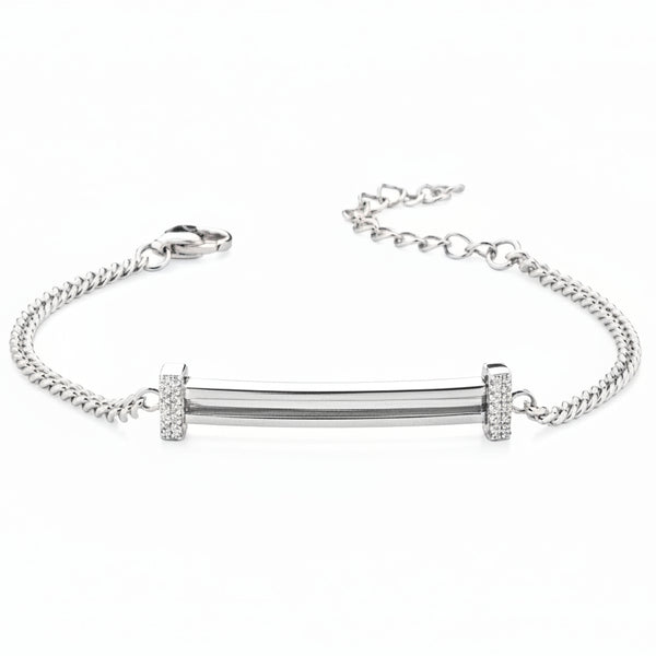 Bracciale Marcello Pane Groumette Componibile Argentato