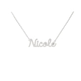 Collana Nome Nicole In Acciaio 316