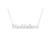 Collana Nome Maddalena In Acciaio 316