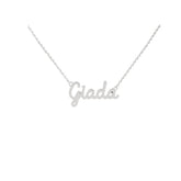 Collana Nome Giada In Acciaio 316