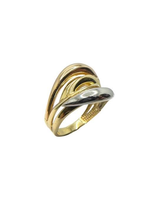 Anello 3 Ori in Oro 18 KT