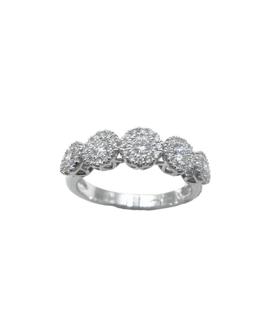 Anillo Davite Delucchi con diamantes de talla brillante