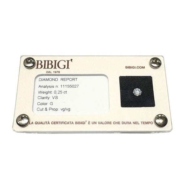 Blister Bibigì Con Diamante Certificato In Diverse Carature -