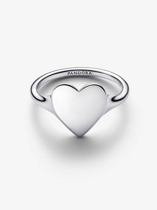 Anillo Pandora Corazón para Grabar
