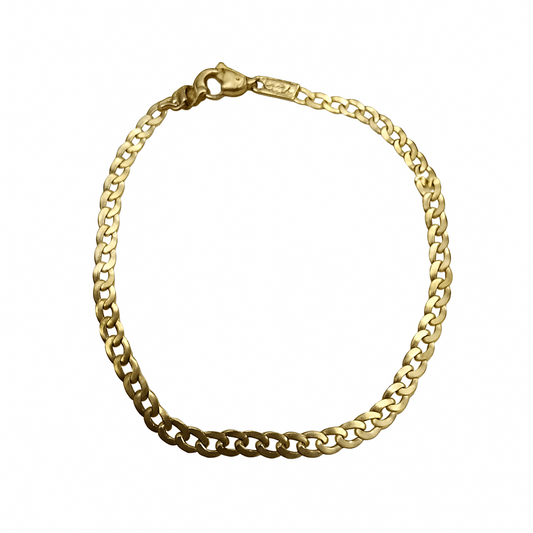 Bracciale da Uomo Groumette in Oro Giallo 18 KT