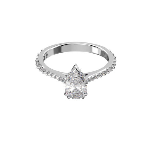 Anello Swarovski Cocktail Stilla con Pietra Taglio Goccia