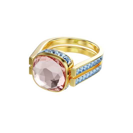 Anello Swarovski Chroma Reversibile con Cristalli Colorati