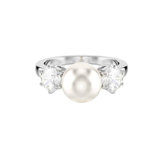 Anello Swarovski Cocktail Matrix Crystal Pearl