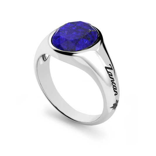 Anello Zancan Uomo in Argento con Lapis