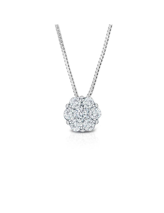 Collar Bibigi Magic de oro blanco con diamantes