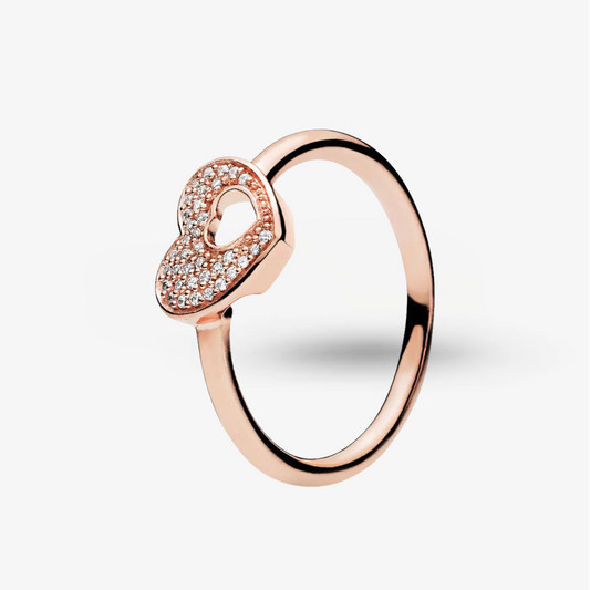 Anello Pandora Con Cuore Grande