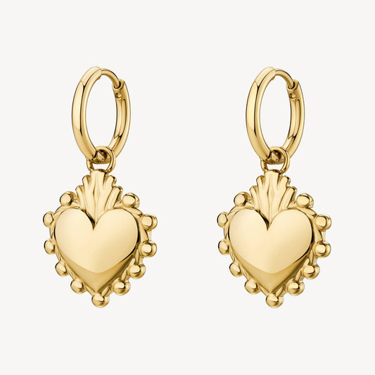 Pendientes Brosway Chakra Heart Gold