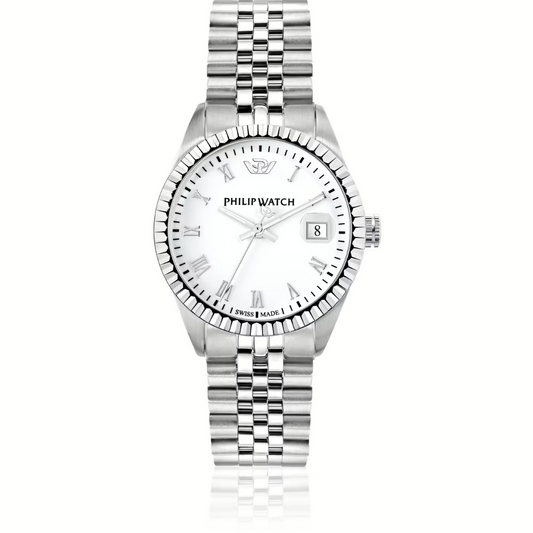 Orologio Philip Watch Donna Caribe 35 mm Quadrante Bianco