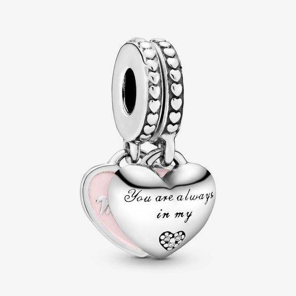Charm Pandora Pendente Cuori Mamma & Figlia 792072EN40