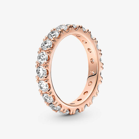 Pandora Sparkling Rose Band Ring